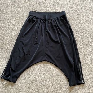 Forever 21 funky stretchy black palazzo pants size Large